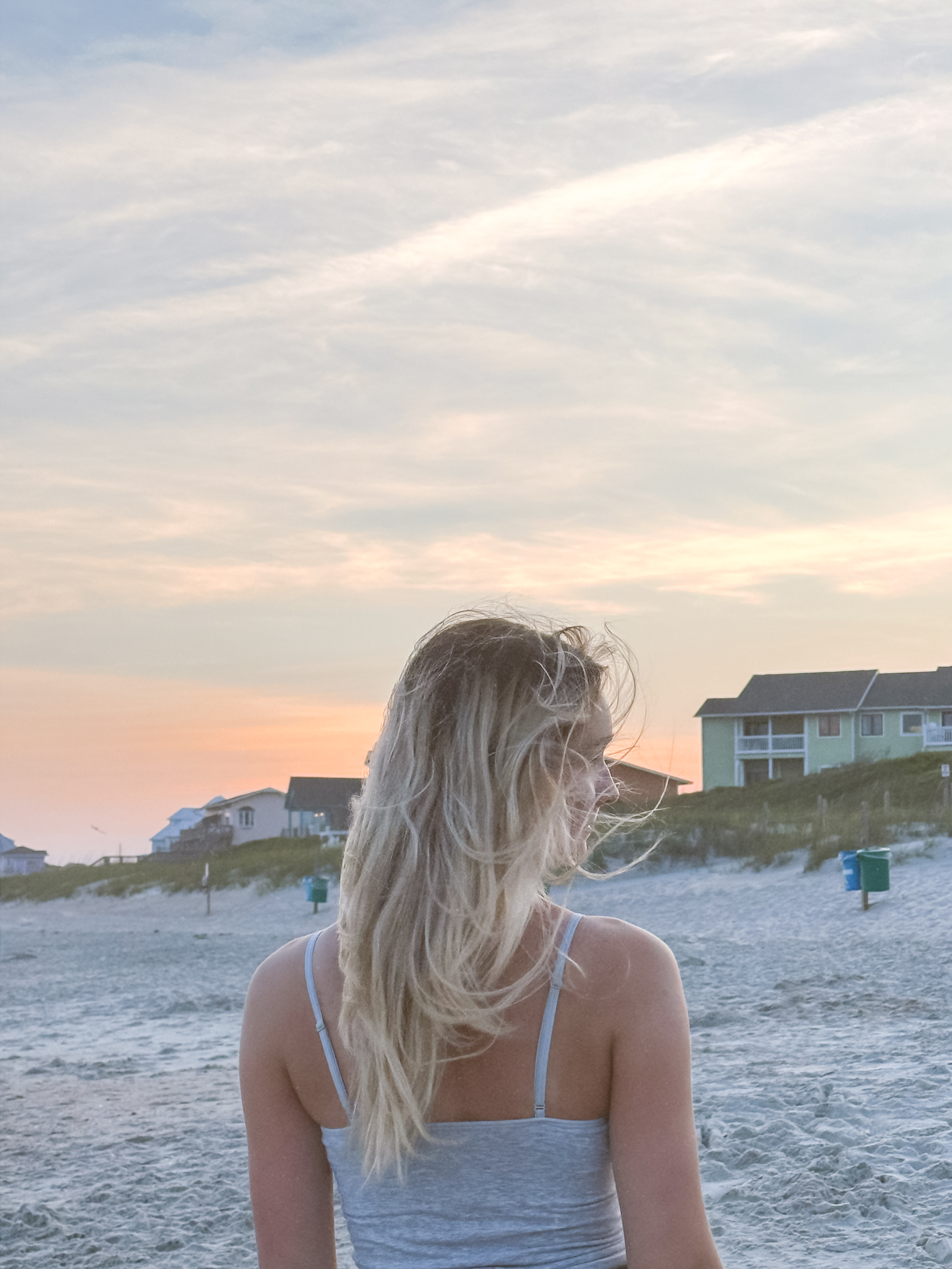 Girl on beach